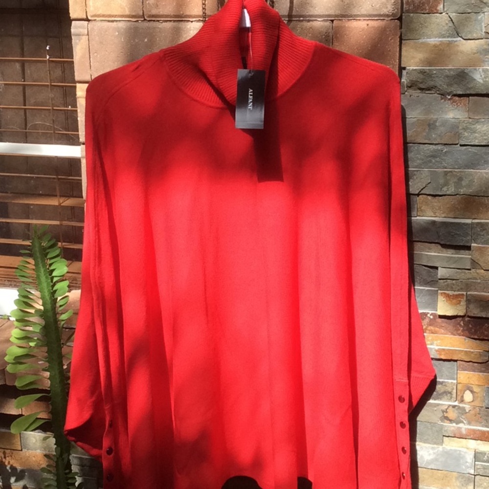 Alfani t-neck poncho Afani